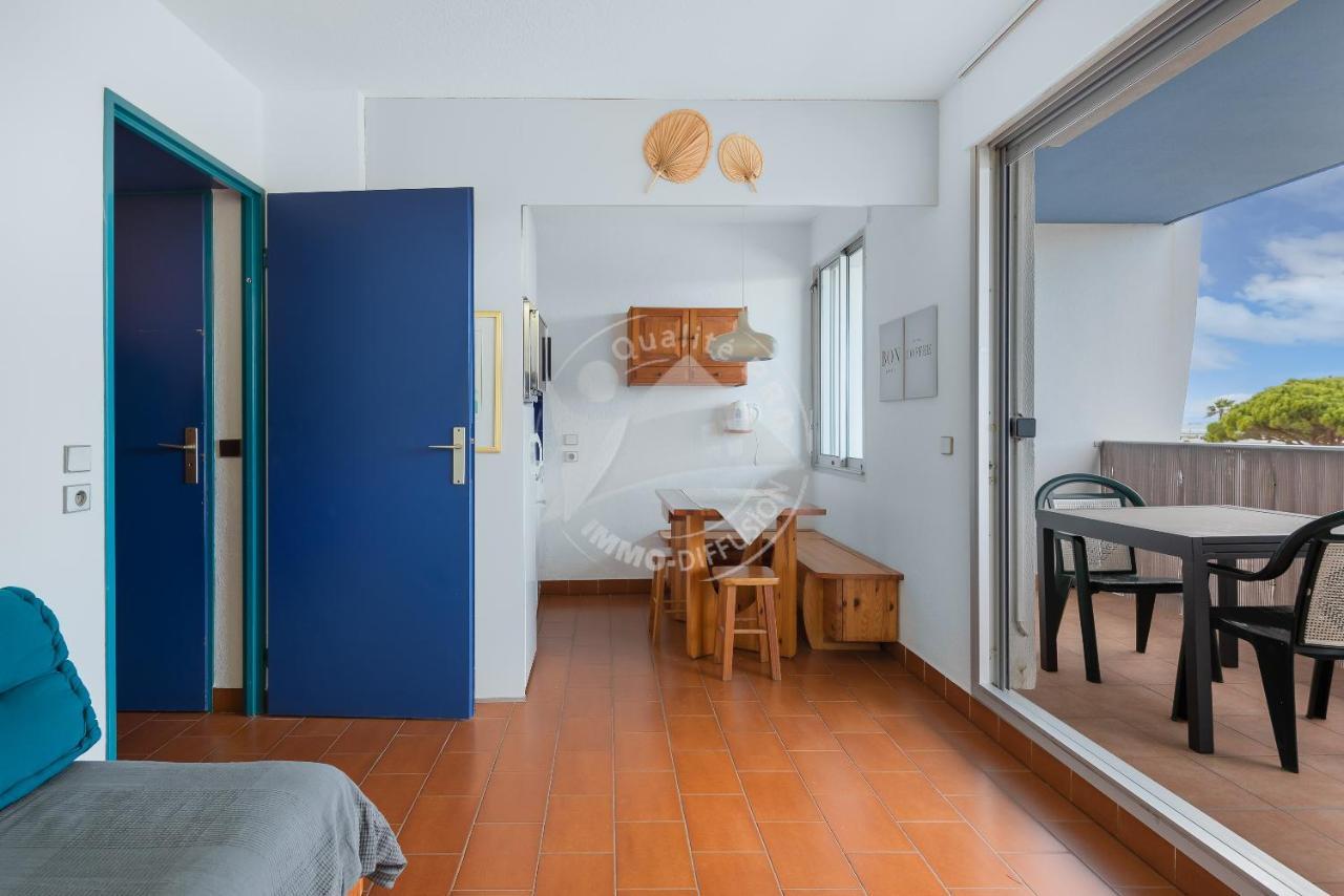 As22777- Studio Cabine Dans Une Residence De Standing Direct Sur Plage Sud Ле-Гро-дю-Руа Экстерьер фото